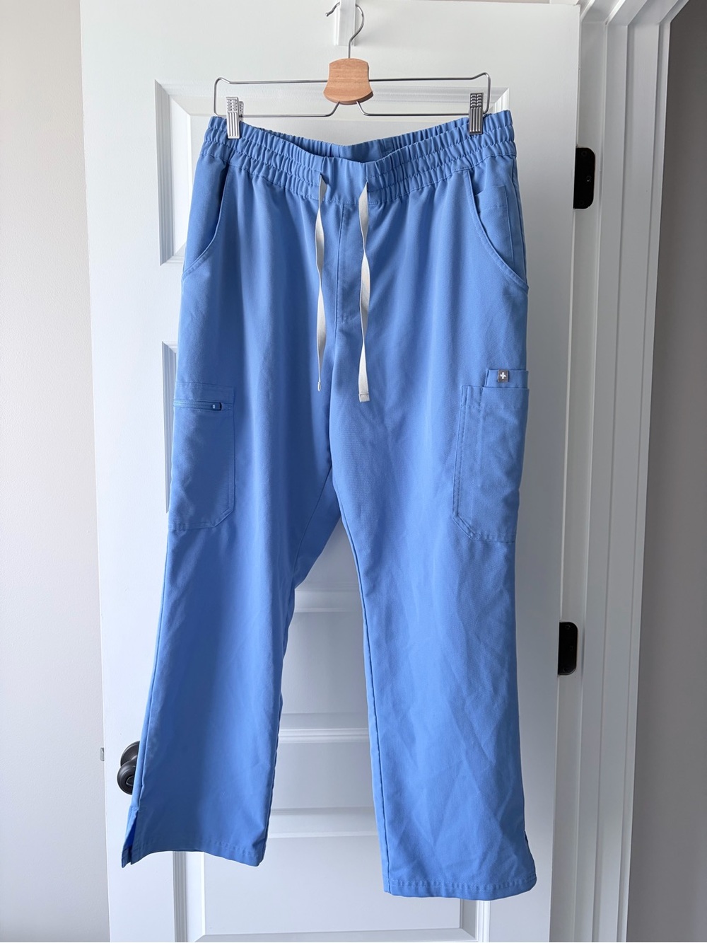 FIGS Dowa High-waisted Scrub Pant Ceil Blue XL petite